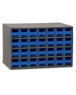 Akro-Mils 19228 19-Series Steel Storage Cabinet, holds 28 Drawers, 11" x 17" x 11"