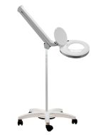 Aven ProVue SuperSlim LED Magnifying Lamp with 5 Diopter Lens & Rolling Stand, White