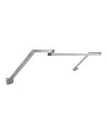 Upright Mounted Single-Sided Stainless Steel 45&deg; Light Frame, 36"