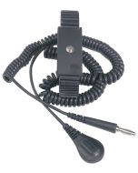 Desco 09085 Adjustable Premium Metal Expansion Wrist Strap, includes 6' Coil Cord