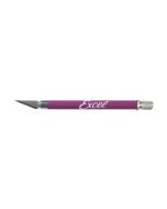 Excel Blades 16025 K18 Grip-on Knife with No. 11 Carbon Steel Double Honed Blade, Purple (Case of 12)