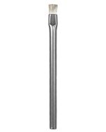 ★★★ Straight Dissipative Statig09 ESD-Safe Cleanroom Brush with 0.375" dia. Stainless Steel Handle, 4.75" OAL