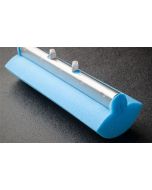 Foamtec FS620ST-12 UltraMOP™ SW Sterile Polyurethane Mop Head with Stainless Steel Bracket, 3.5" x 10"