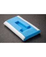 Foamtec FS750 UltraMOP™ III Polyurethane Mini Mop Head with Microfiber Lamination, 2.1" x 4.3"