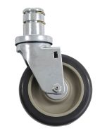 Metro 5HHP HD Super Stem Polyurethane Swivel Caster, 5"