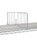 Metro DD14C Chrome Wire Shelf Divider, 14"