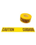 MicroNova BT200-3YE "CAUTION" Barrier Non-Adhesion Cleanroom Marking Tape, Yellow, 3" x 1,000' Rolls (Case of 12)