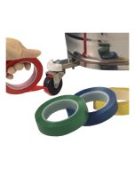 Micronova EGV&trade; Industrial Grade Support Area Rubber Medium-Adhesion Vinyl Cleanroom Tape, 1" x 108' Rolls (Case of 36)