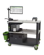 Newcastle PC Series Heavy-Duty Computer Cart for 100AH Power Package, 26" x 48" x 43"