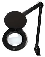 OC White ALRO5-45 Accu-Lite&reg; LED Magnifier with 5" Round, 3.5 Diopter Lens & Edge Clamp