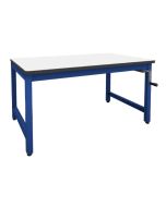 Production Basics Easy-Lift 4-Leg Workstation with Laminate Work Surface