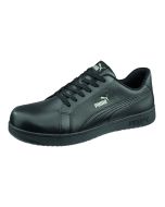 PUMA Safety Iconic Static Dissipative Men's Low Leather Safety Shoe, Black (Pair)