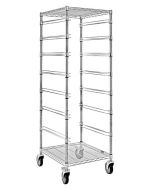 Quantum BC212469MCO Bin Cart with 7 Rails, 21" x 24" x 69"