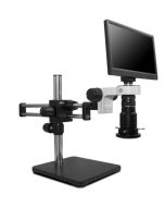 MAC3 Ergonomic Inspection System with High Intensity LED Ring Light, Double Arm Boom Stand & 1080p Camera