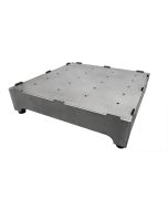 CleanPro SSL-1005 Stainless Steel Workstation Platform with Rubber Pads, 24" x 24" x 6"