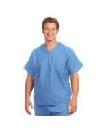 Fashion Seal® 78737 Unisex Scrub Shirt, Ciel Blue