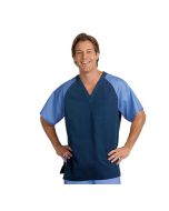 78771 Fashion Seal® Unisex Scrub Shirt with Contrasting Raglan Sleeve