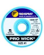 TechSpray 1808-5F Pro Wick White #1 Braid - AS - 5' Spool