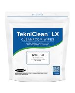 Teknipure TC2PU1-12 TekniClean&trade; LX Polyester Knit Cleanroom Wipes, 12" x 12" (Bag of 100)