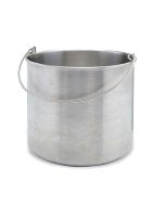 Texwipe TX7057 BetaMop&reg; Seamless Stainless Steel Bucket, 8 Gallon Capacity