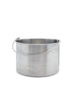 Texwipe TX7058 BetaMop&reg; Seamless Stainless Steel Bucket, 10 Gallon Capacity