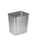 CleanPro® Stainless Steel Cleanroom ESD Waste Basket, 10" x 14" x 15"