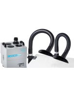 Weller T0053664299N ZeroSmog 4V Portable Fume Extractor with (2) Arm Kits for 4 Workstations