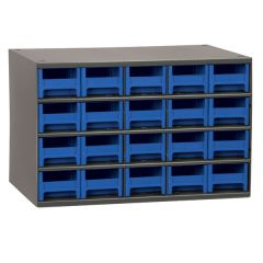 Akro-Mils 19320 19-Series Steel Storage Cabinet, holds 20 Drawers, 11" x 17" x 11"