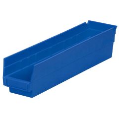 Akro-Mils 30128 Shelf Bins, 4.13" x 17.88" x 4"