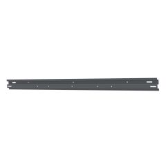 Steel Parts Bin Rail, Gray, 48"