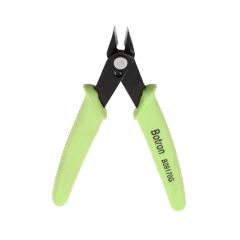 Botron B09170G Tapered Head Flush Carbon Steel Micro Cutter for 18 AWG, Green