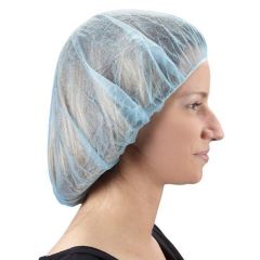 CleanPro® BC-B28/10 Bouffant Caps, Blue, 28"