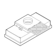 Side-Load Prefilter Frame with 12" Duct Collar