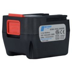 Delta Regis Tools ESB-18VL3000B 3,000 mAh Li-ion Battery for ESB6-X Series Screwdrivers