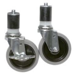 Eagle CA6-SB Caster Set, 3 Braking - 115 lb. Capacity, 4"