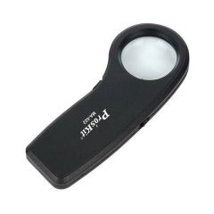 Eclipse Tools MA-022 Handheld Magnifier with UV LED Light, 7.5x