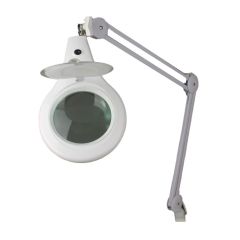 Eclipse Tools MA-1209LA LED Magnifier Lamp with 5 Diopter Lens & Table Clamp, White