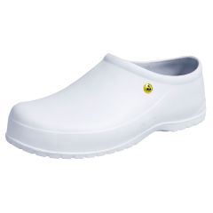 Estatec Estashoe 4.0 ESD-Safe Clogs, White (Pair)