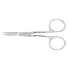 Excelta 291 ★★ Stainless Steel Scissors with 20° Angled, Very Fine Blades & Extra-Long Handles, 3.75" OAL