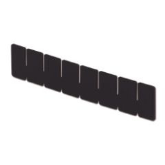 LEWISBins DV0835-XL ESD-Safe Vertical Divider, Black, 2.9" Tall