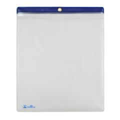 Menda 34455 Dissipative ESD-Safe Shop Traveler with Zip Top & Blue Header, 10" x 12" (Pack of 10)