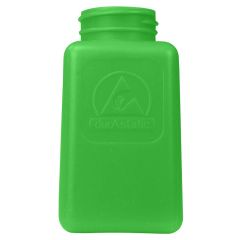 Menda 35494 durAstatic® Dissipative HDPE Pure-Touch Square Bottle, Green, 6 oz.