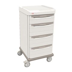 Starsys Basic Single Wide Locking Cart, 25" x 22.75" x 44.75"