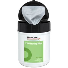 MicroCare MCC-EC00W Presaturated ESD Wipes, 5" x 8" (Case of 12 Tubs, 100 per Tub)