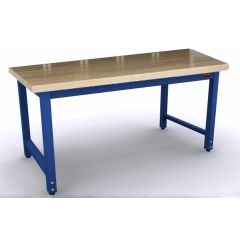 Production Basics 1766 RTW Series Butcher Block Surface Assembly Station, 30" x 60"