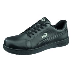 PUMA Safety Iconic Static Dissipative Women's Low Leather Safety Shoe, Black (Pair)