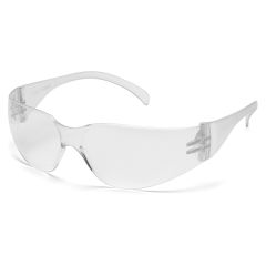 Pyramex Intruder Safety Glasses with Clear Frame & Clear Hardcoat Anti-Fog Lens