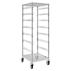 Quantum BC212469MCO Bin Cart with 7 Rails, 21" x 24" x 69"