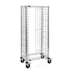 Quantum TC-20CO Front Loading Wire Tray Cart, 18" x 30" x 69"