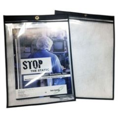 Static Solutions DH-912PP Anti-Static Sheet Protector with Grommet, 9" x 12"